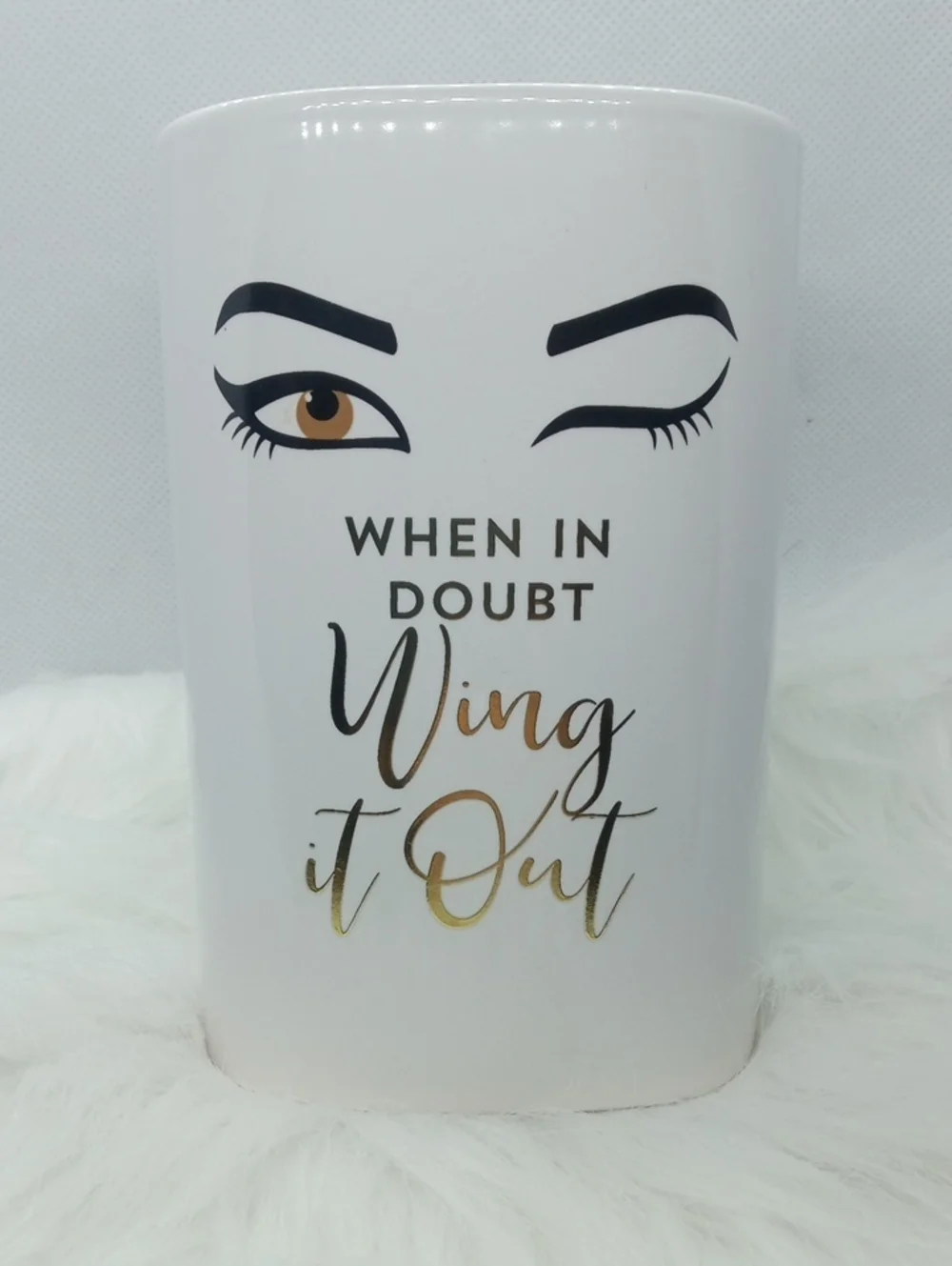 CERAMIC MAKEUP BRUSH HOLDER